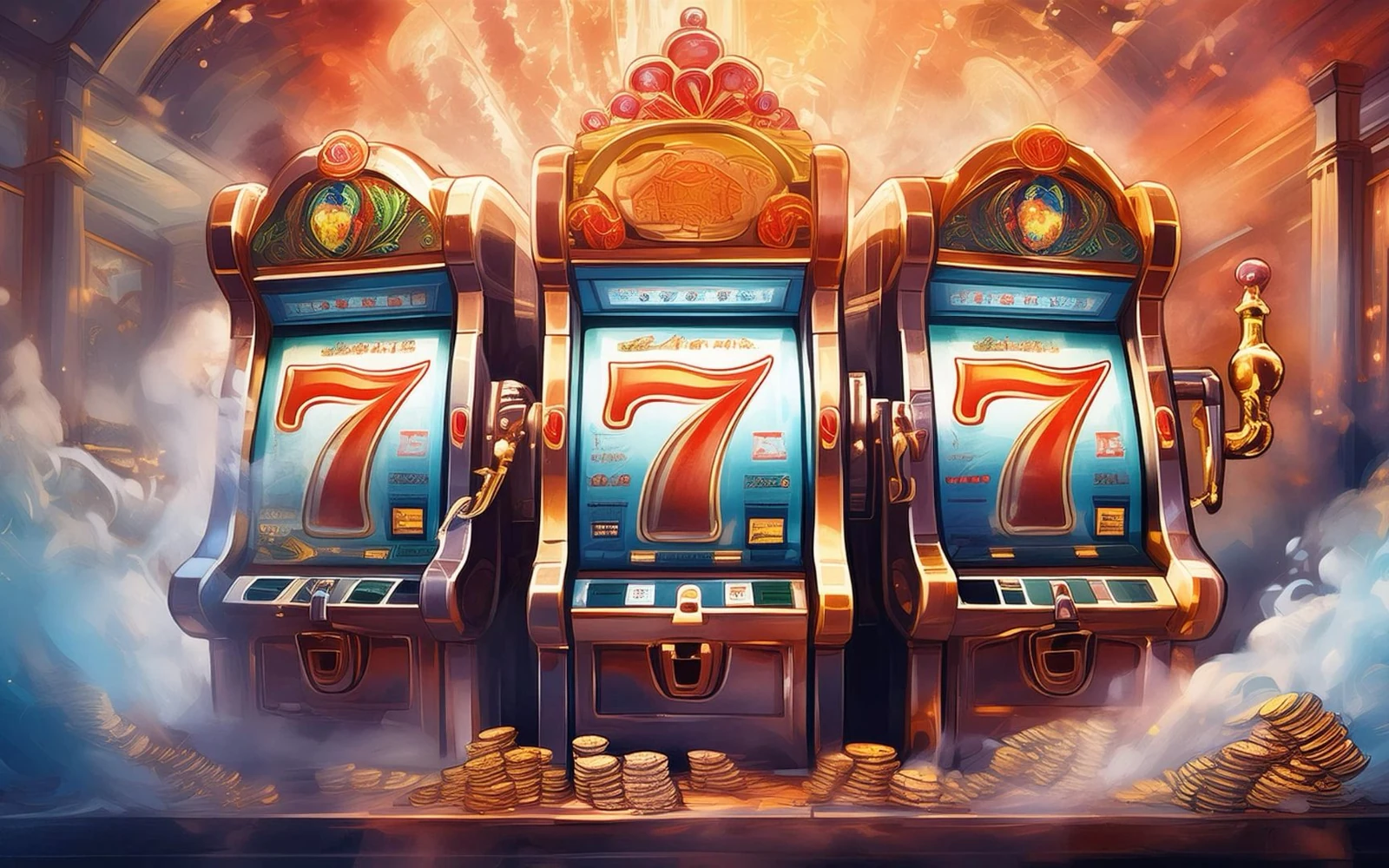 Layar permainan slot mobile SURYAJITU dengan tampilan reel modern