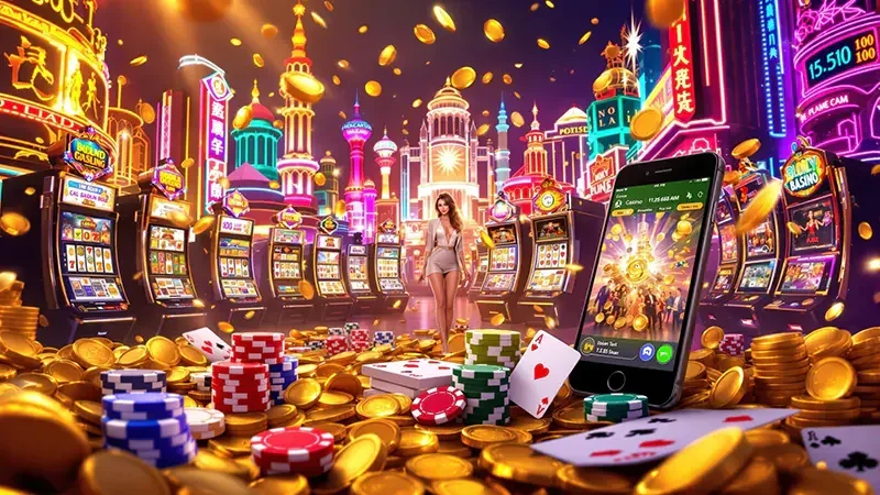 Visual suasana permainan kasino live di SURYAJITU